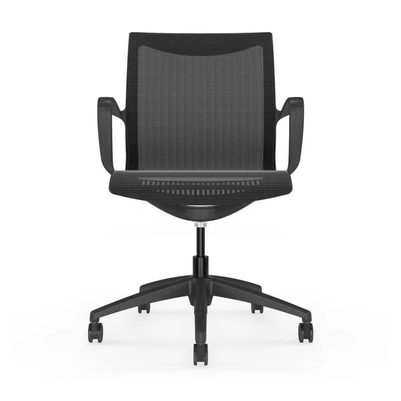 Sabia Ellison Pre-Assembled Chair Mesh Ergonomic Office Adjustable Seating (Black)