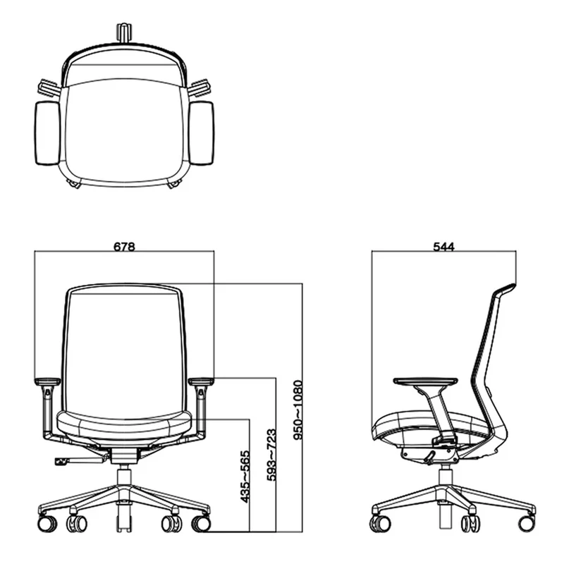 Sabia Willow Pre-Assembled Office Chair Ergonomic Mesh Back With Armrests (White)