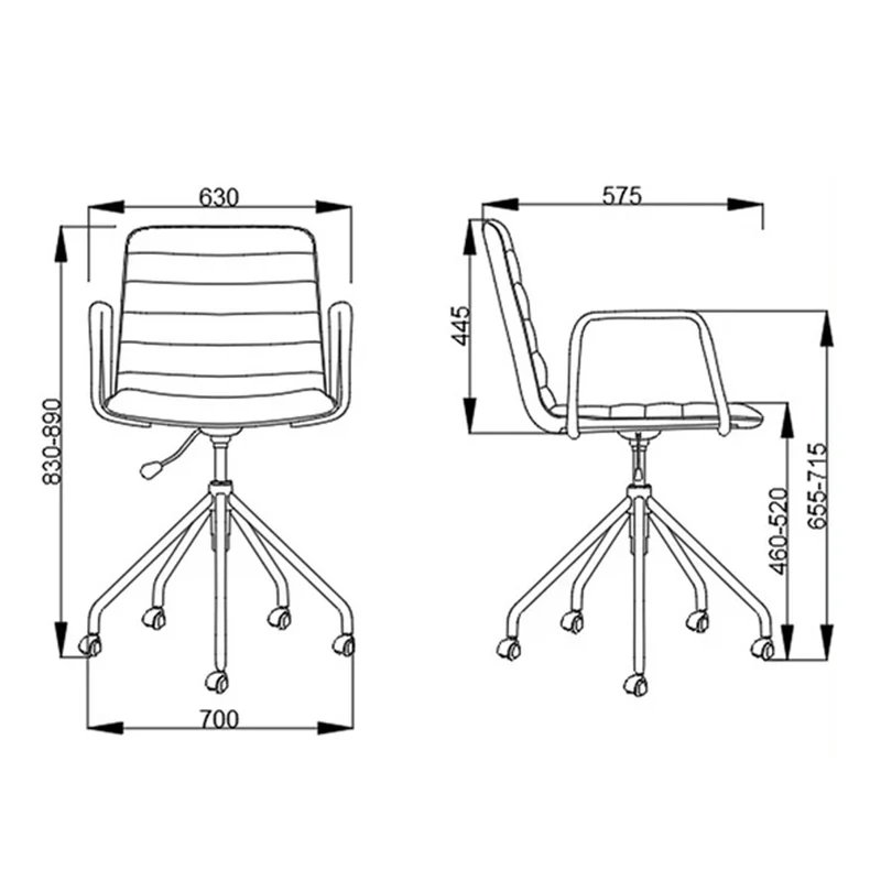 Sabia Baxter Pre-Assembled Chair Upholstered Seat Desk Seating (Tan/White Frame)