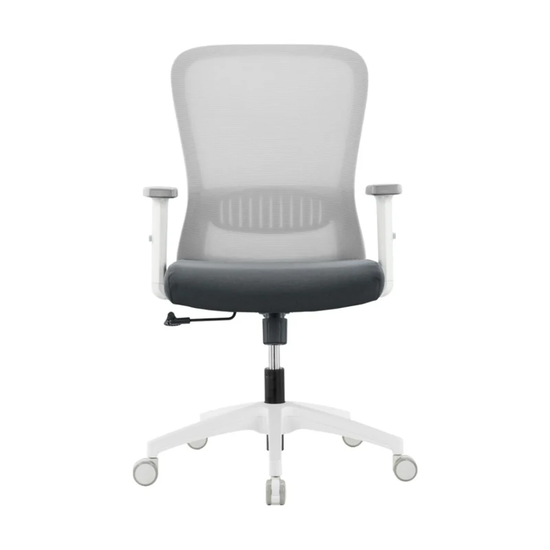 Sabia Aston Pre-Assembled Chair Ergonomic Office Seating Mesh (Grey/White)