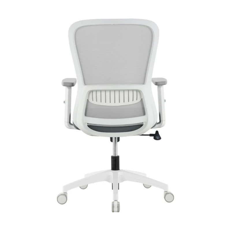 Sabia Aston Pre-Assembled Chair Ergonomic Office Seating Mesh (Grey/White)