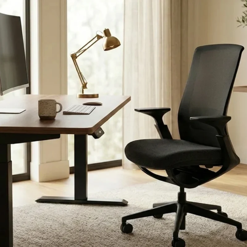 Sabia Maxwell Pre-Assembled Chair Mesh Ergonomic Office Seating Adjustable (Black)