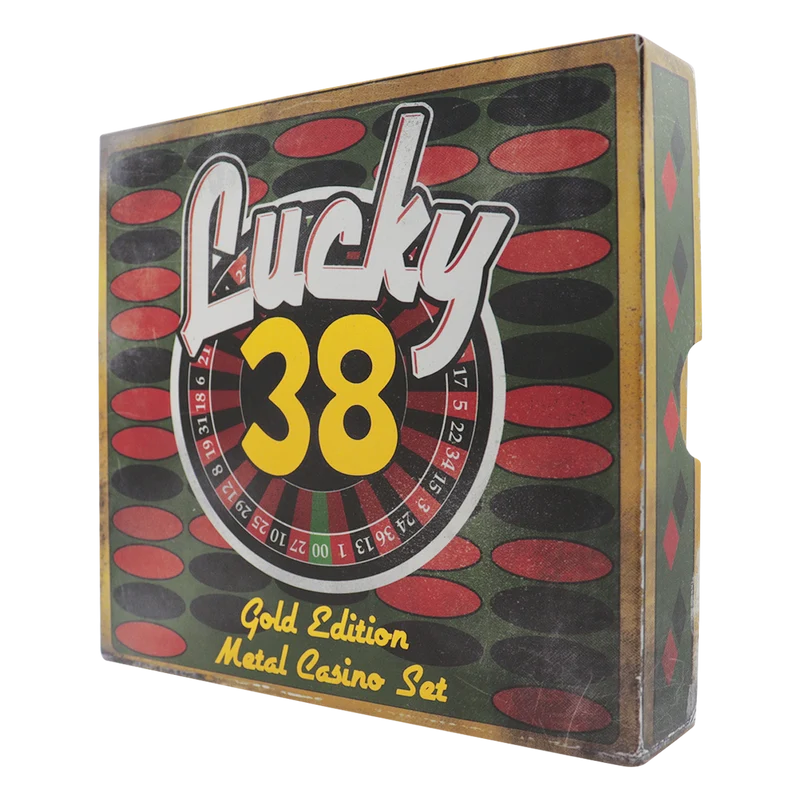 Fanattik Limited Edition Fallout : New Vegas - Lucky 38 Imitation Gold Casino Set
