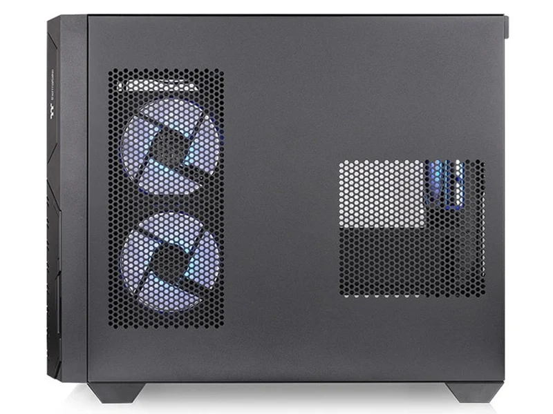 Thermaltake Vision 330 CR Infinity Curved Tempered Glass ARGB Mid-Tower ATX Case - Black Edition