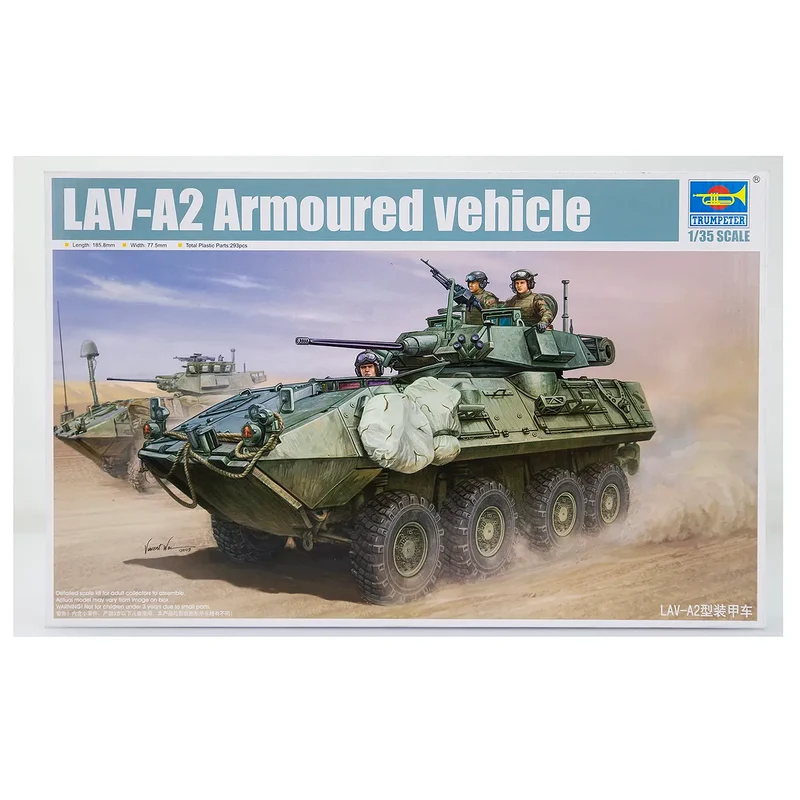 Trumpeter 1/35 LAV-A2 Armoured Vehicle Scaled Plastic Model Kit