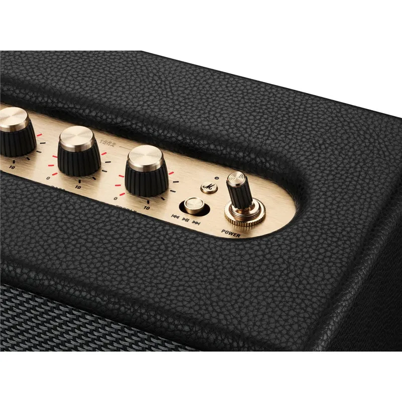 Marshall Acton IV Wireless Speaker (Black & Brass)