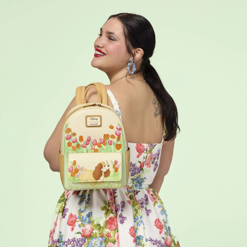 Loungefly Disney Lady & the Tramp - Pastel Tulip Mini Backpack