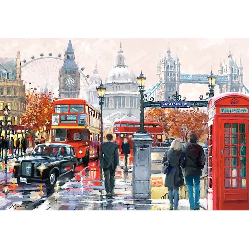 Castorland 1000-Pieces London Collage Puzzle