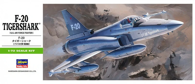 Hasegawa 1/72 F-20 Tigershark (U.S. Air Force Fighter)