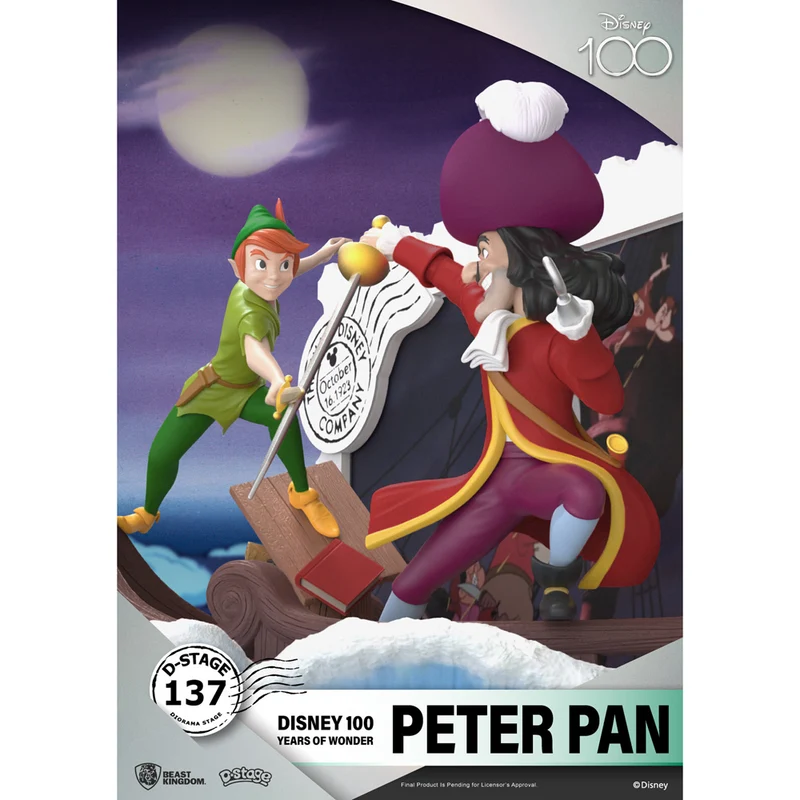 Beast Kingdom D Stage Disney 100 Years of Wonder Peter Pan Figurine Model