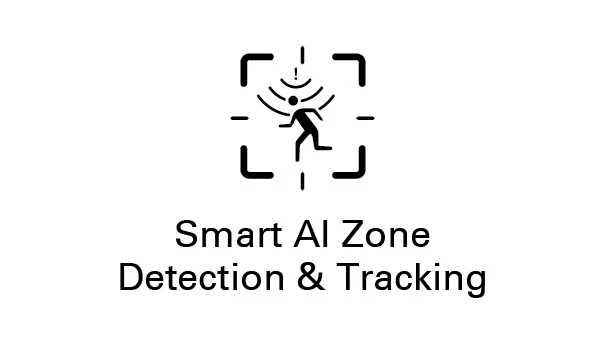 Laser 2K QHD Indoor Security Camera with Motion Tracking (White)