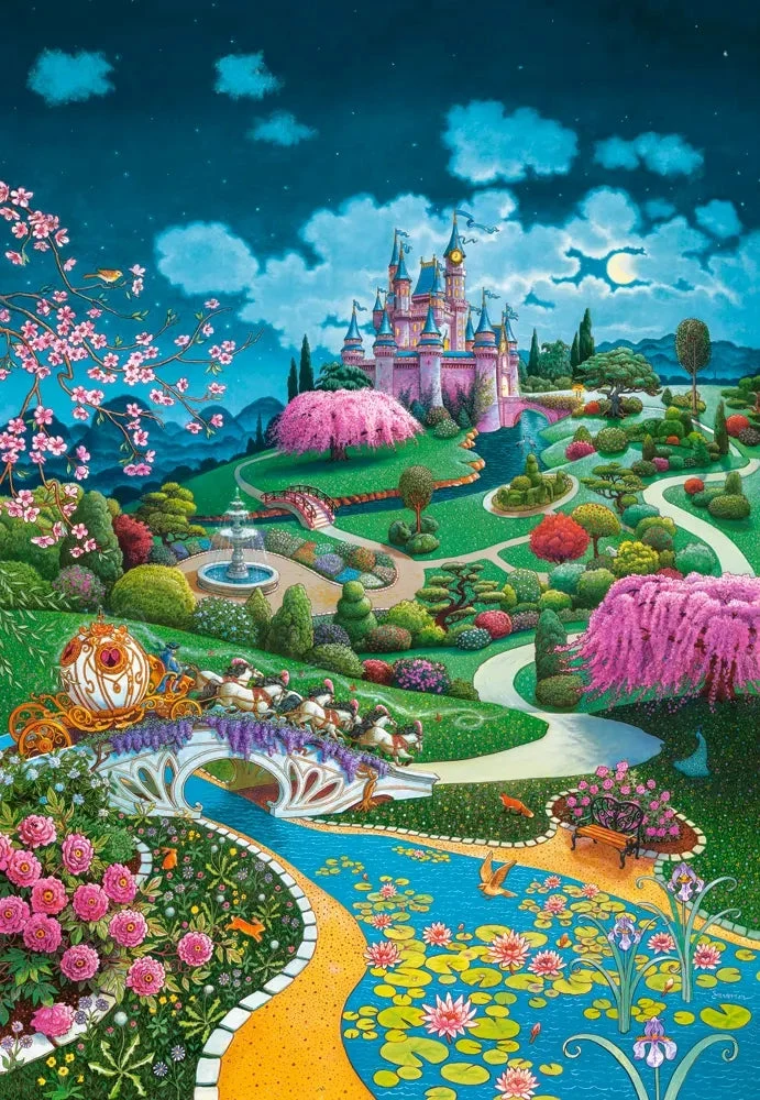Castorland 1000-Pieces Cinderellas Castle Puzzle