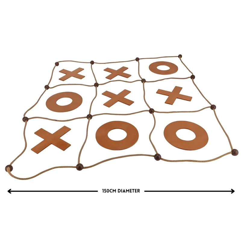 Jenjo Games Giant Naughts And Crosses Tic Tac Toe Game Set
