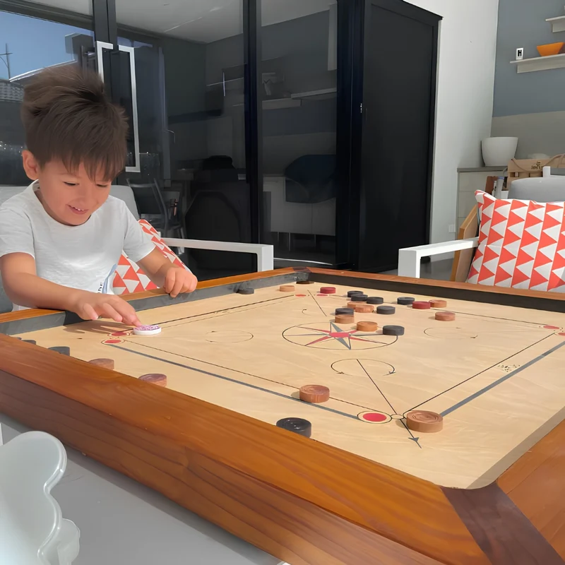 Jenjo Games Plywood Championship Carrom Board - 87cm (74cm Play Area)