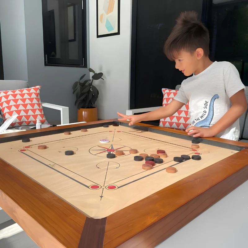 Jenjo Games Plywood Championship Carrom Board - 87cm (74cm Play Area)