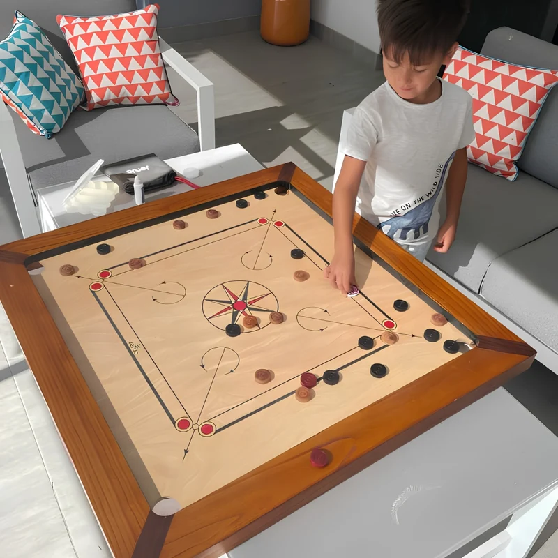 Jenjo Games Plywood Championship Carrom Board - 87cm (74cm Play Area)