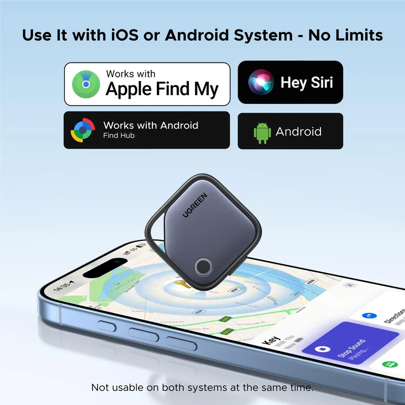 UGREEN Finder Pro USB-C Bluetooth Tracker for Apple & Google [1 Pack]