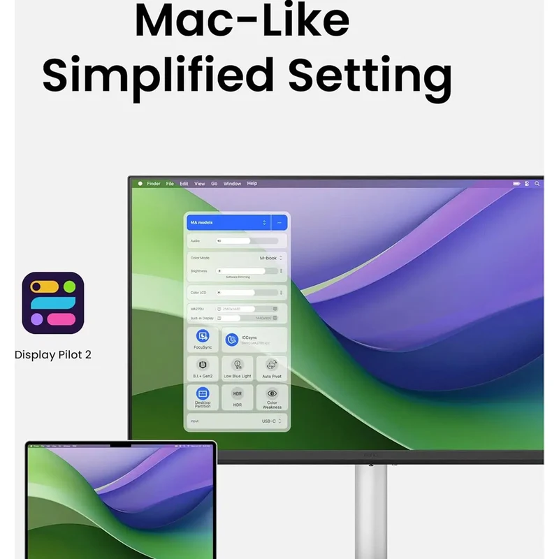 BenQ MA320U 32" 4K UHD IPS USB-C HDR Monitor for MacBook Pro and MacBook Air