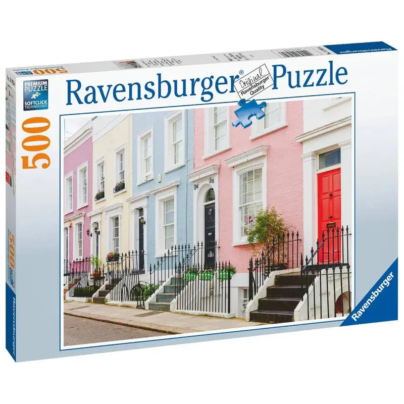 Ravensburger 500pc Colourful London Townhouses Puzzle