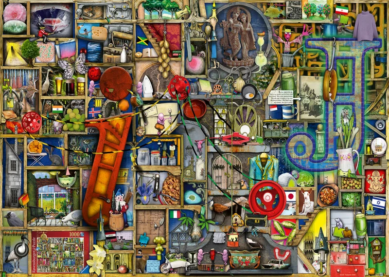 Ravensburger 1000pc Awesome Alphabet I and J Puzzle