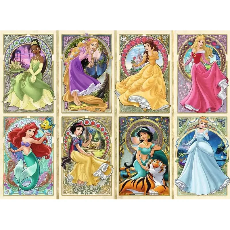 Ravensburger 1000pc Disney Art Nouveau Princesses Puzzle