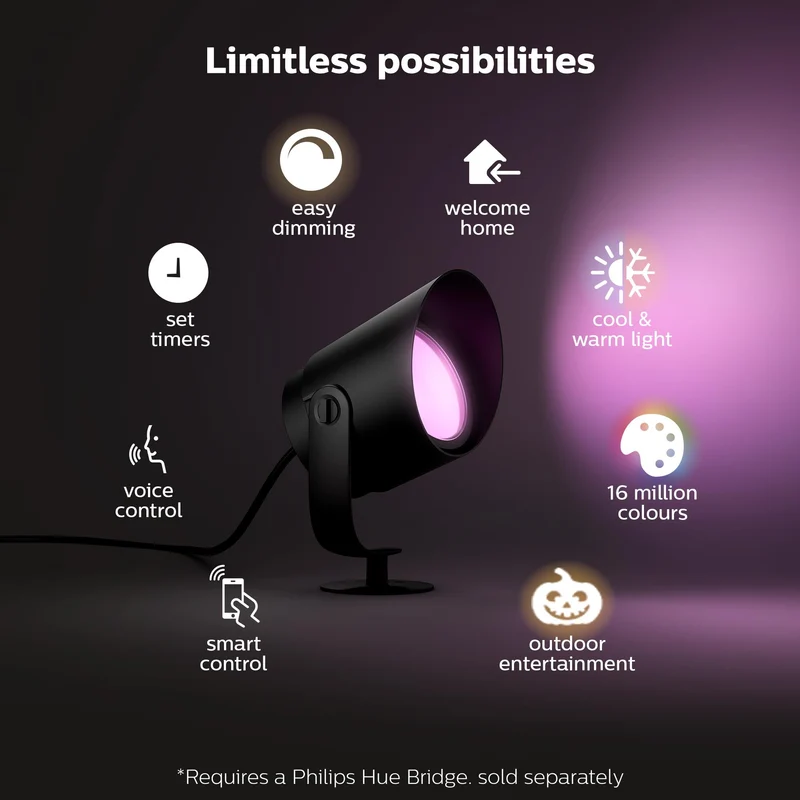 Philips Hue Outdoor Lily XL Spot Light Extension