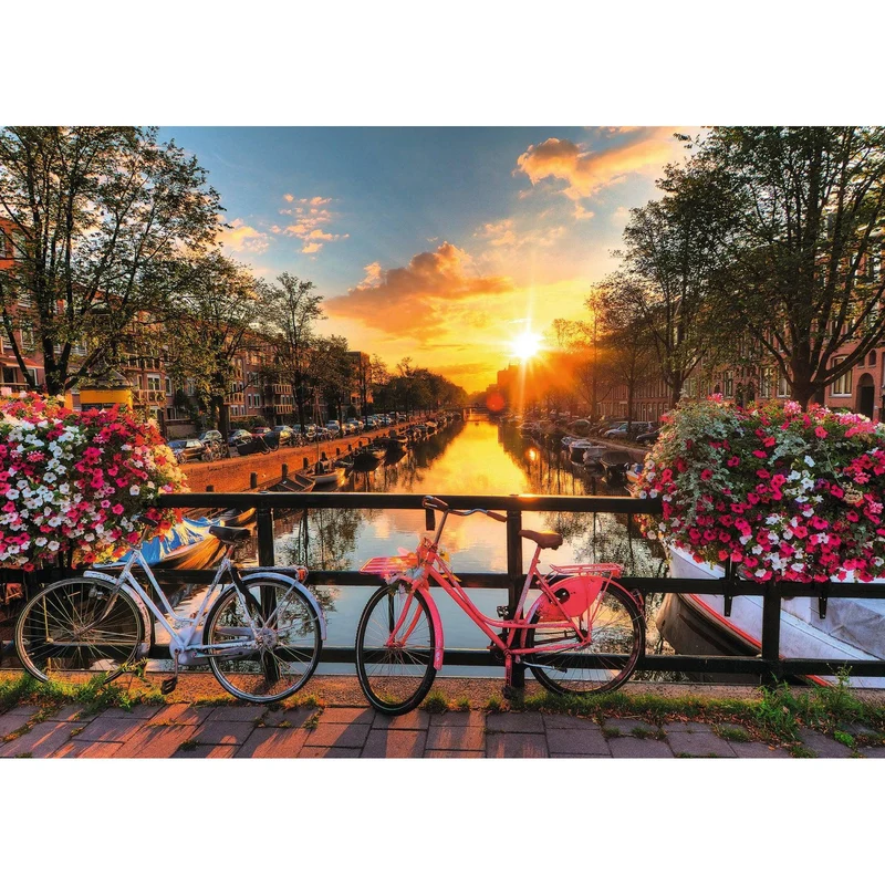 Ravensburger 1000pc Bicycles In Amsterdam Puzzle