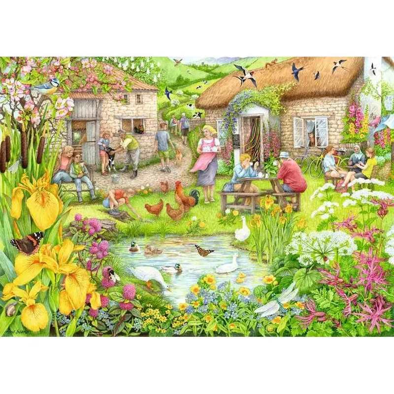 Ravensburger 1000pc Cosy Cafe No.3: Farm Cafe Puzzle