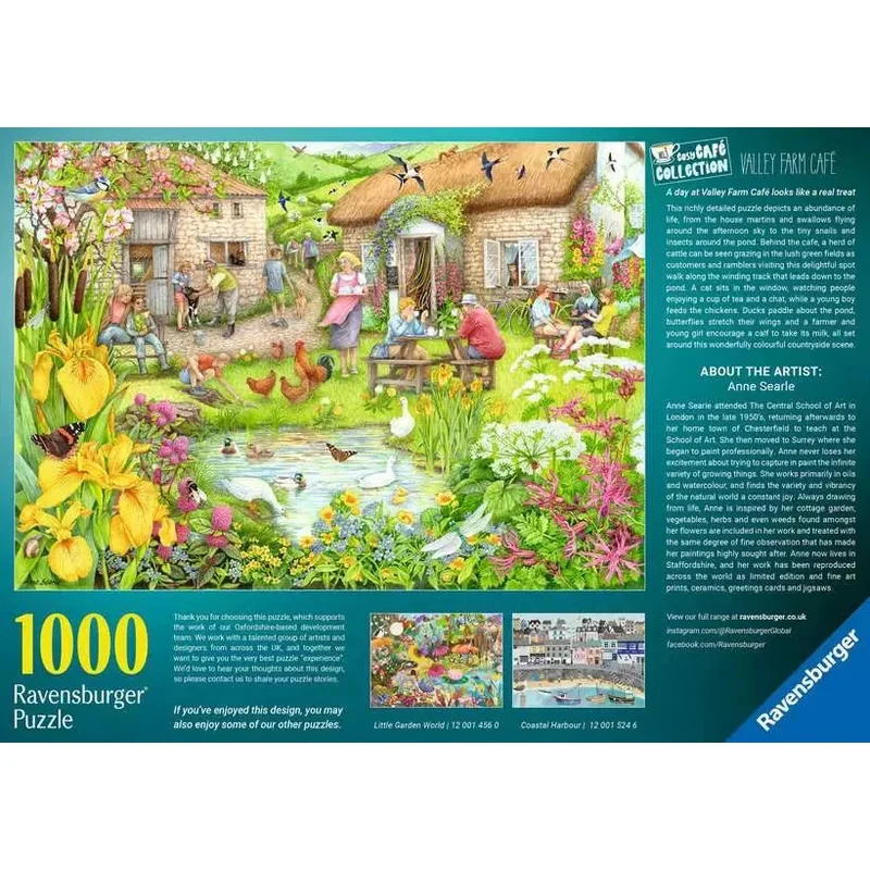 Ravensburger 1000pc Cosy Cafe No.3: Farm Cafe Puzzle