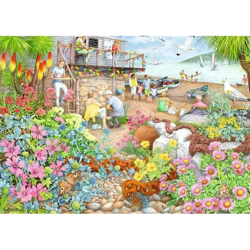 Ravensburger 1000pc Beach Garden Cafe Puzzle