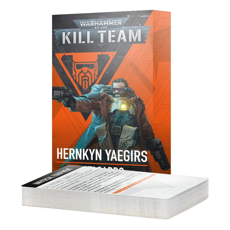 Games Workshop Warhammer 40K Kill Team Hernkyn Yaegirs Datacards