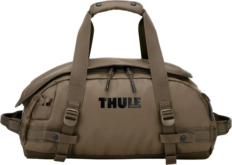 Thule Chasm 30L Duffel Overnight Bag Convertible Backpack Duffle in Deep Khaki