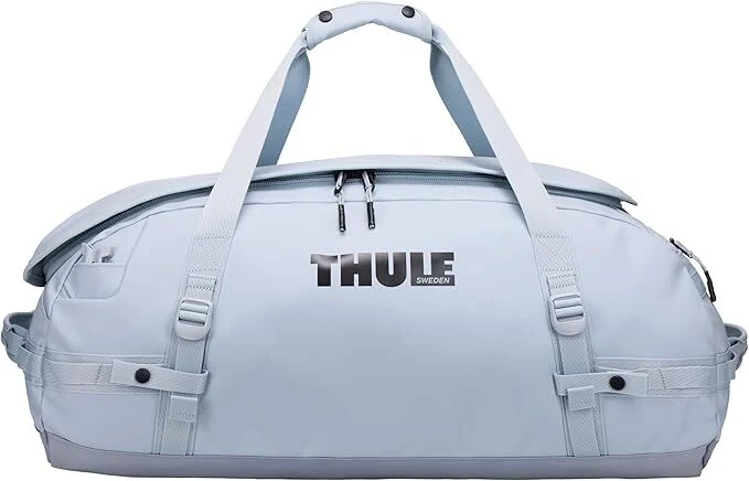 Thule Chasm 70L Duffel Overnight Bag Convertible Backpack Duffle in Soft Blue