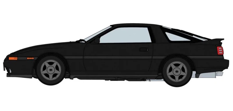 Hasegawa 1/24 Toyota Supra A70 2.5gt Twin Turbo R 1990 Black Color