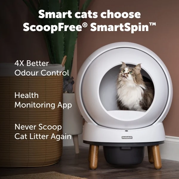 PetSafe® ScoopFree SmartSpin™ Self-Cleaning Litter Box
