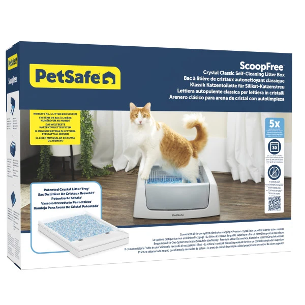 ScoopFree® Crystal Classic Self-Cleaning Litter Box