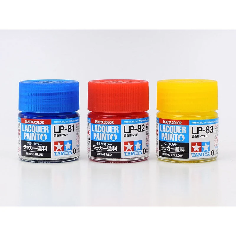 Tamiya Lacquer Paint Mixing Yellow