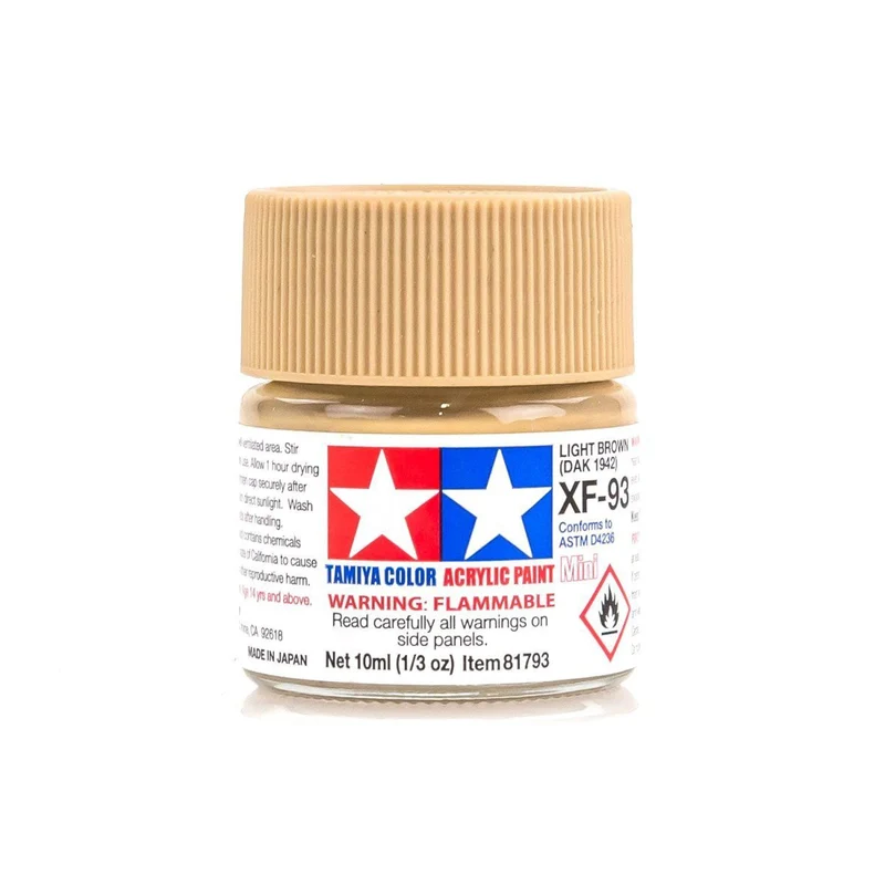 Tamiya Acrylic Flat Light Brown DAK 1942 10ml