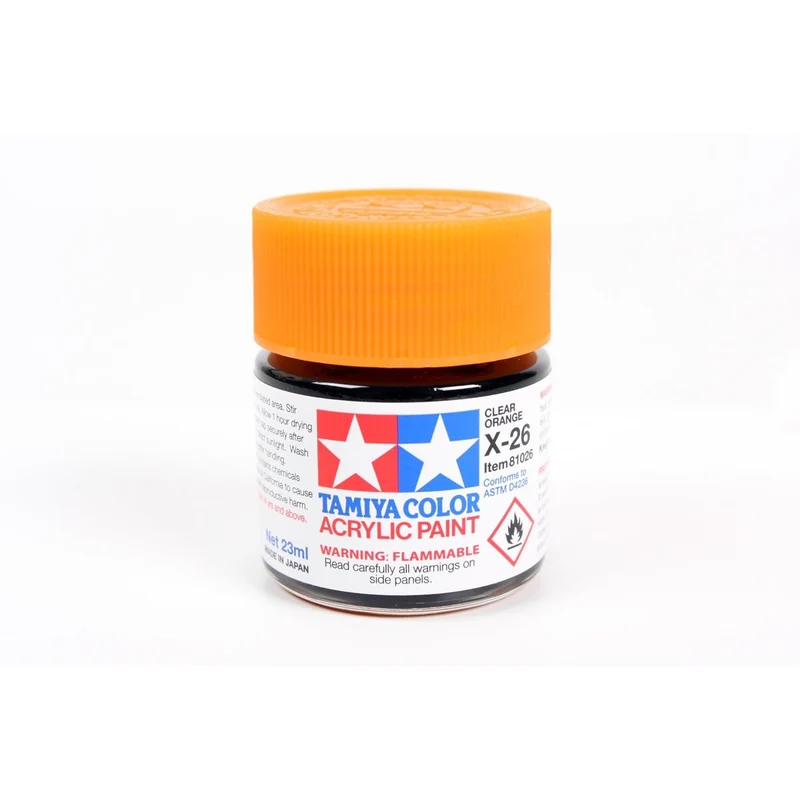 Tamiya Acrylic Gloss Clear Orange 10ml