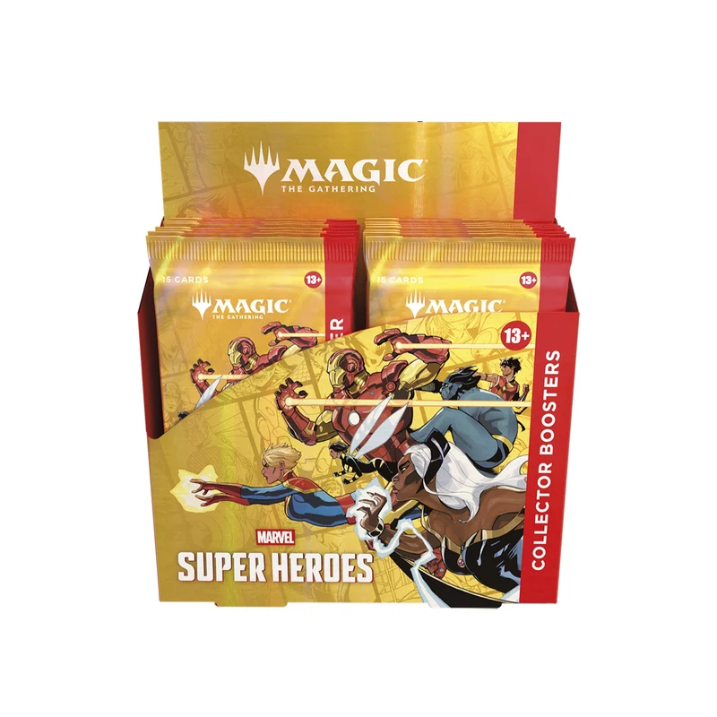 Wizards Of The Coast Magic the Gathering Marvel Super Heroes Collector Boosters 12 Boosters Per Display