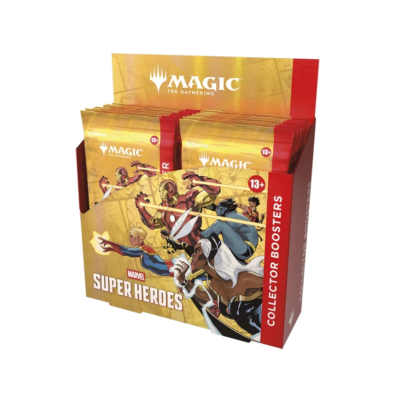 Wizards Of The Coast Magic the Gathering Marvel Super Heroes Collector Boosters 12 Boosters Per Display
