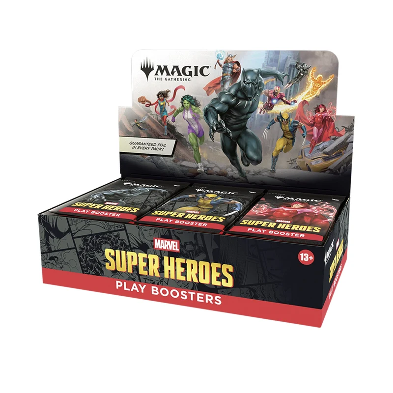 Wizards Of The Coast Magic the Gathering Marvel Super Heroes Play Boosters 30 Boosters Per Display