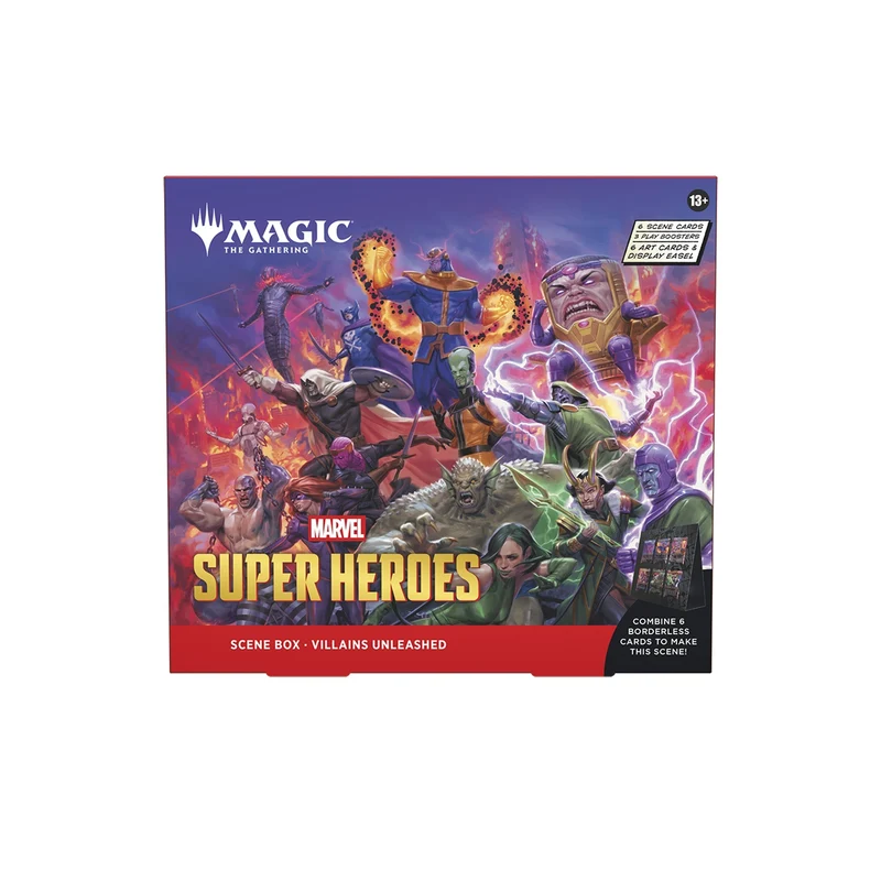 Wizards Of The Coast Magic the Gathering Marvel Super Heroes Scene Box 4 Scene Boxes Per Display