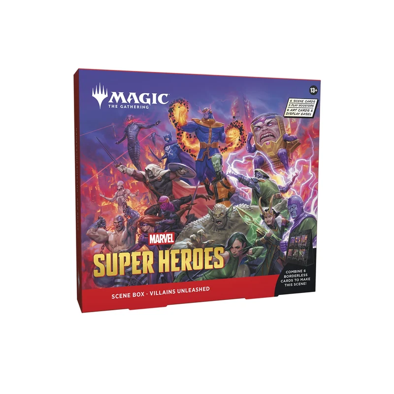 Wizards Of The Coast Magic the Gathering Marvel Super Heroes Scene Box 4 Scene Boxes Per Display