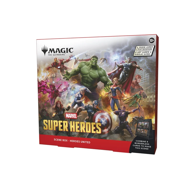 Wizards Of The Coast Magic the Gathering Marvel Super Heroes Scene Box 4 Scene Boxes Per Display