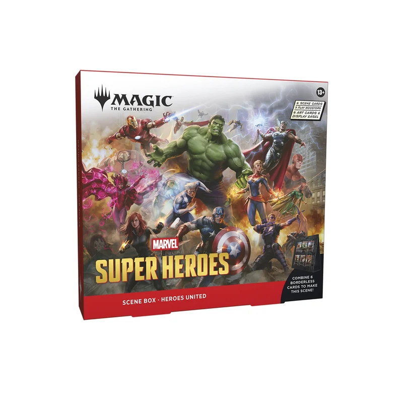 Wizards Of The Coast Magic the Gathering Marvel Super Heroes Scene Box 4 Scene Boxes Per Display