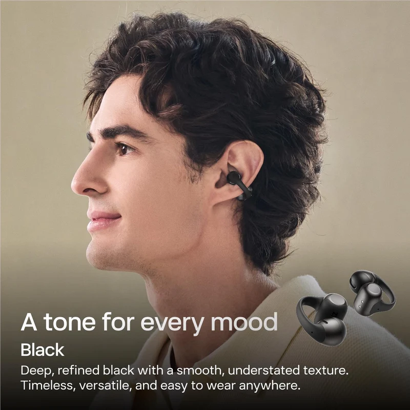 Shokz OpenDots 2 Open-Ear Earbuds (Black)