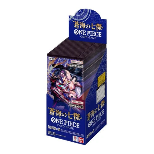 Bandai One Piece Card Game OP-14 The Azure Sea's Seven Booster Box Japanese