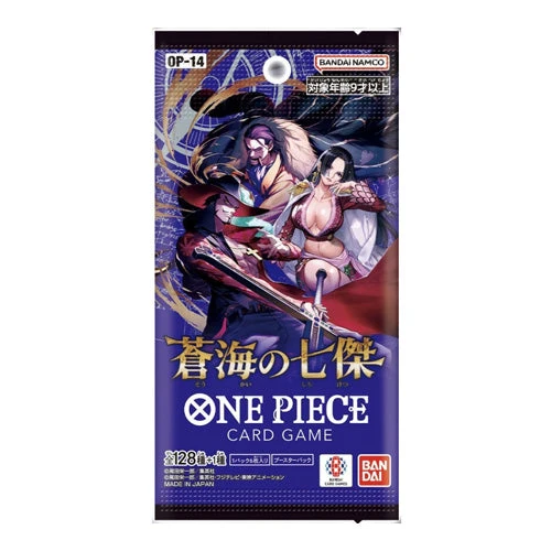 Bandai One Piece Card Game OP-14 The Azure Sea's Seven Booster Box Japanese