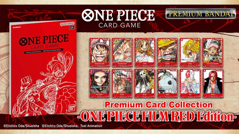 Bandai One Piece Card Game Premium Card Collection One Piece Film Red Edition Japanese Version